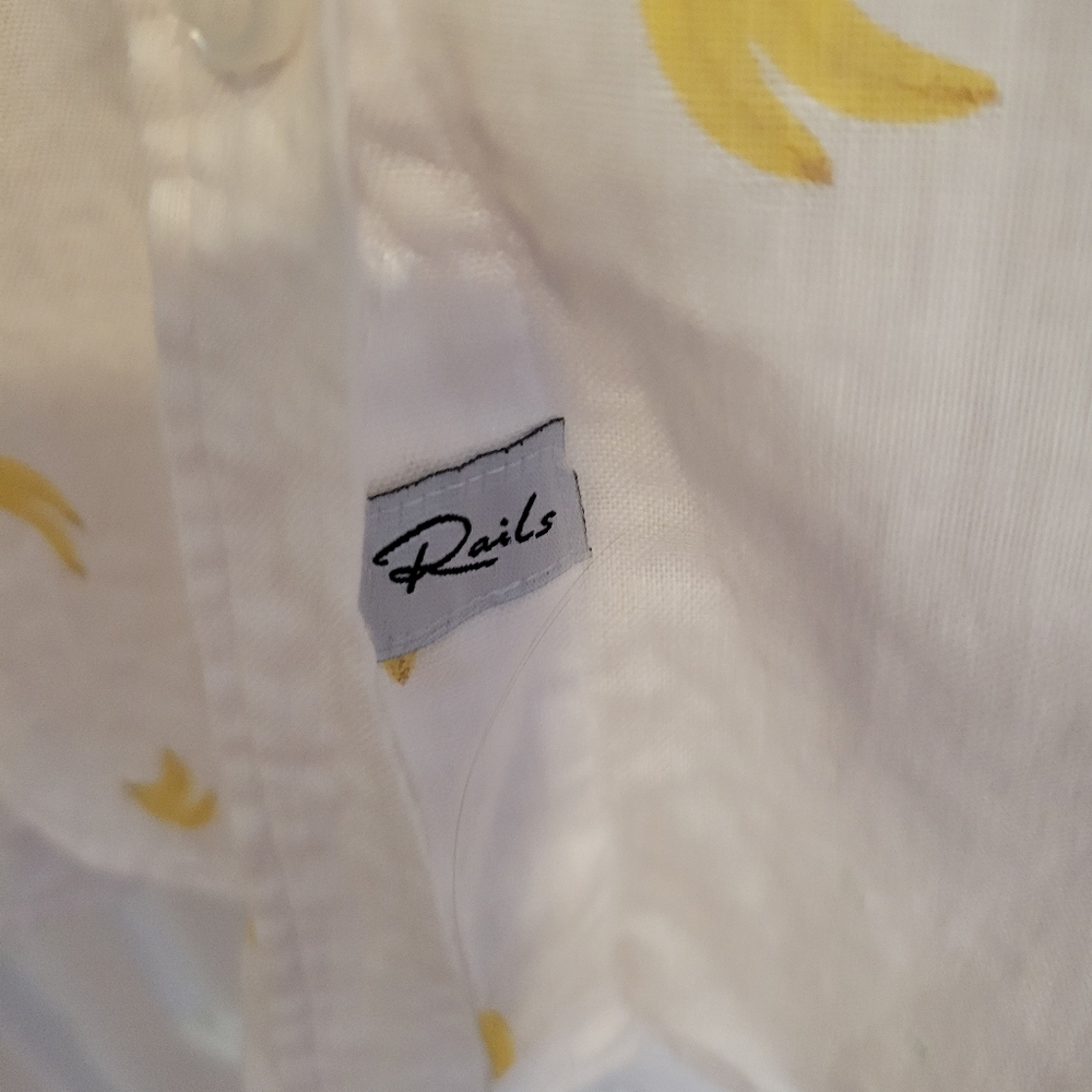 Rails Banana Blouse Size Small - image 5